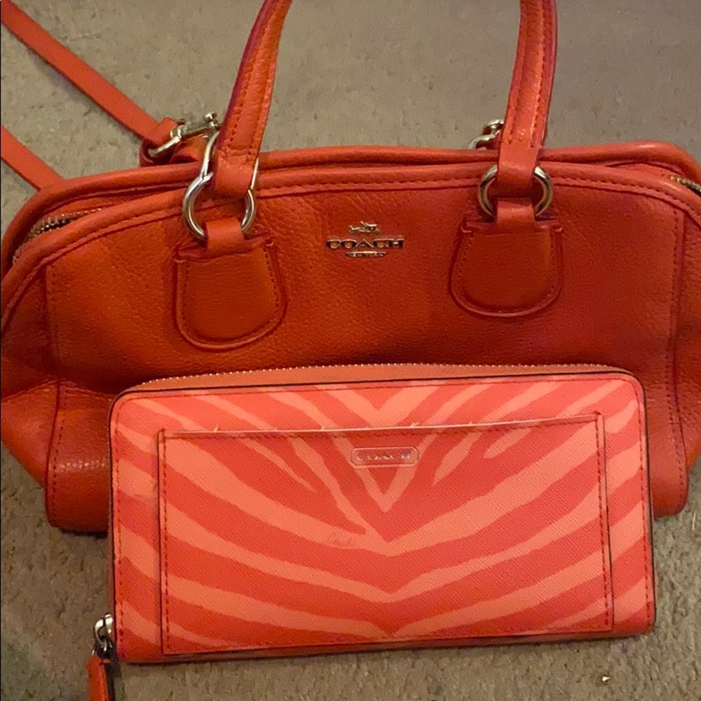 Coach Purse with clutch